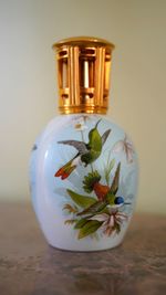 Close-up of a glass of jar on table