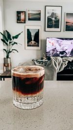 Close-up of drink on table