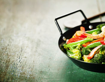 Close-up of food served in bowl