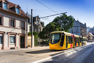 View of cars on road