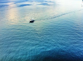 Boat in sea