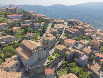 Panoramic view of the village of altilia