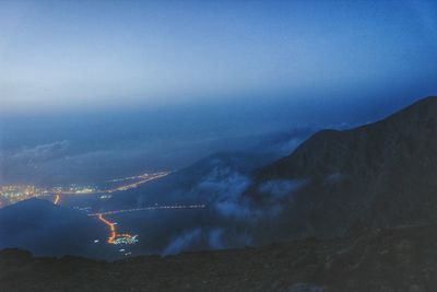 Aerial view of landscape