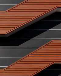 Low angle view of modern building roof