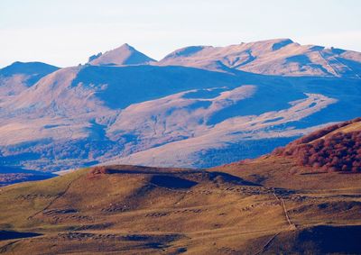 Scenic view of mountains