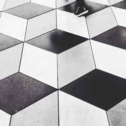 Full frame shot of tiled floor