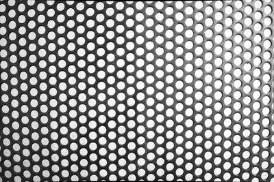 Full frame shot of patterned metal