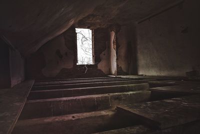 Shadow on floor in sunlight