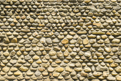 Full frame shot of stone wall