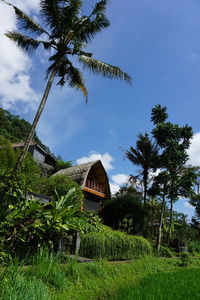 The beautiful villa is full of plants and flowers with a tropical feel, karangasem, bali, indonesia