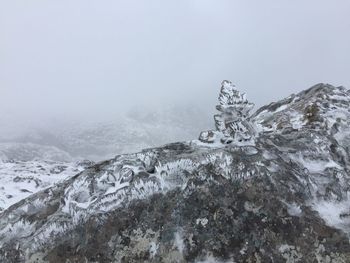 Scenic view of mountains