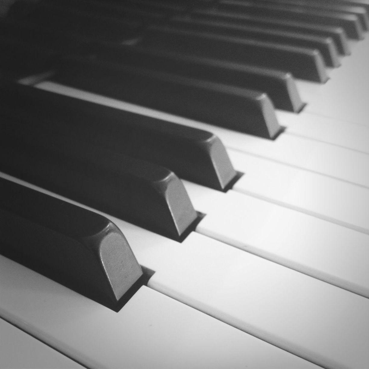 indoors, piano key, music, arts culture and entertainment, piano, in a row, close-up, high angle view, repetition, pattern, musical instrument, still life, musical equipment, shadow, no people, selective focus, white color, paper, table, design