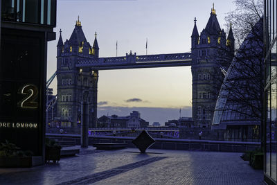 Low angle view of buildings in city