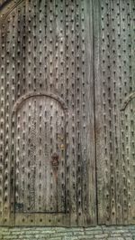 Full frame shot of wooden wall