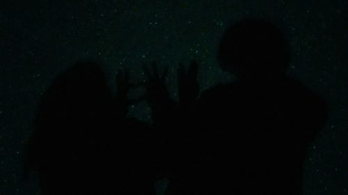 Man at night