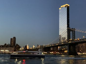 View of city at waterfront