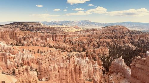 Panoramic view of landscape against sky