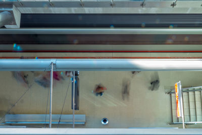 Train at railroad station