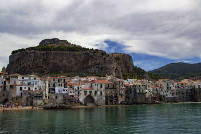 Cefalu, medieval village of sicily island, province of palermo, italy