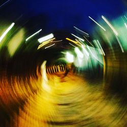 Digital composite image of light painting