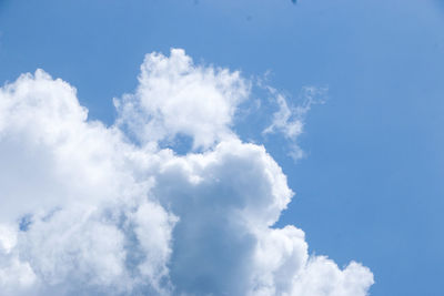 Low angle view of clouds in sky