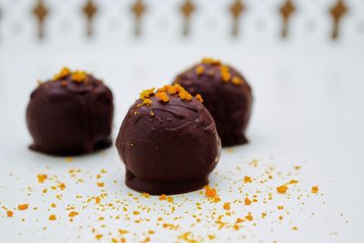 Close-up of chocolate cake