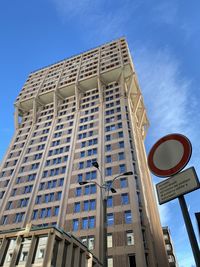 Low angle view of building against sky