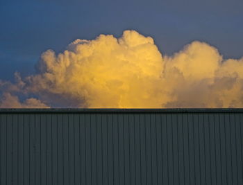 Low angle view of building against sky