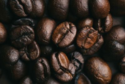 Full frame shot of coffee beans