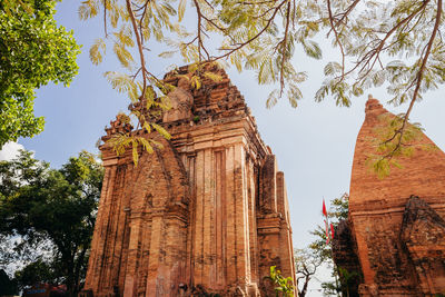 Low angle view of a temple