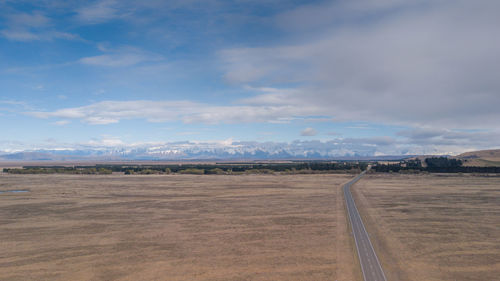 New zealand scenic aerial view.