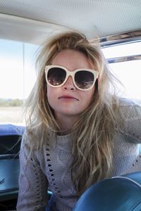 Portrait of young woman