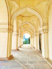 Corridor of building