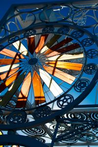 Low angle view of ferris wheel