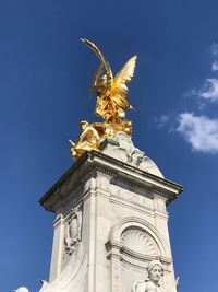 Low angle view of statue