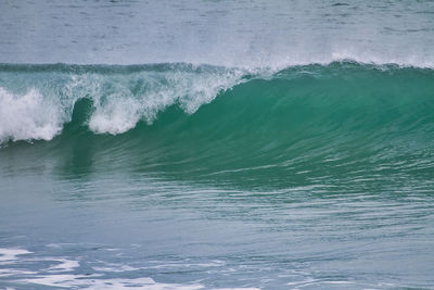 Waves rushing towards shore