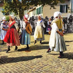 Group of people in traditional clothing