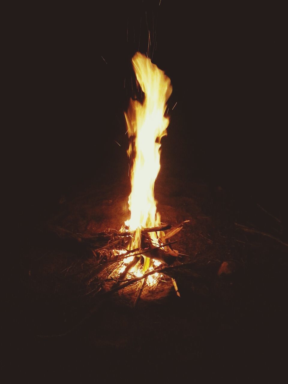 burning, flame, fire - natural phenomenon, heat - temperature, bonfire, night, firewood, campfire, fire, glowing, heat, dark, orange color, wood - material, motion, close-up, log, copy space, no people, outdoors