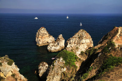 Panoramic view of sea against sky