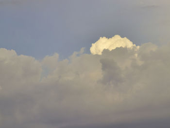 Low angle view of clouds in sky