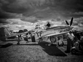 Graffiti on wall against sky