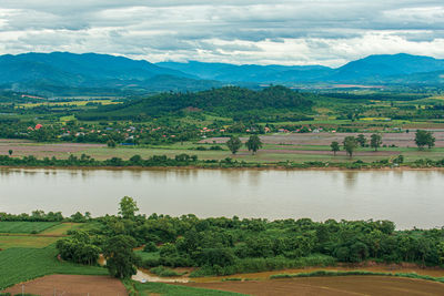 Scenic view of landscape against sky