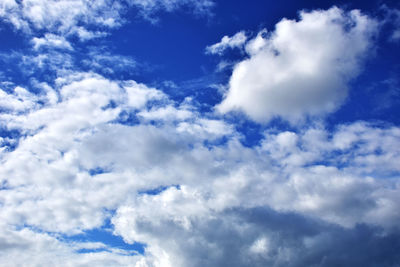 Low angle view of clouds in sky