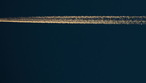 Scenic view of moon against clear sky at night