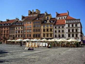 View of buildings in city