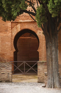 Entrance of old building
