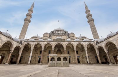 Low angle view of mosque