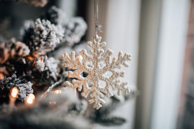 Close-up of christmas decoration