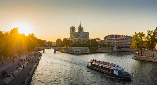 Notre dame cathedral in paris, france