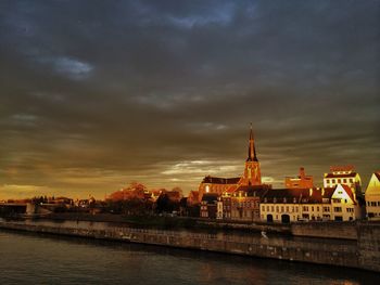 River with buildings in background